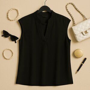 🖤 Jones New York Black V-Neck Blouse | Size XL 🖤